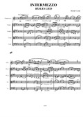 Intermezzo - Baesles Lied (Cousin's Song) for Clarinet in A & String Quartet